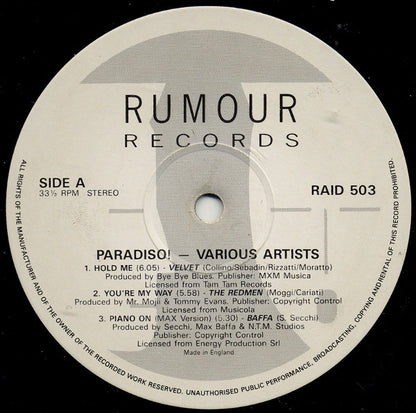 Various : Paradiso! (2xLP, Comp)
