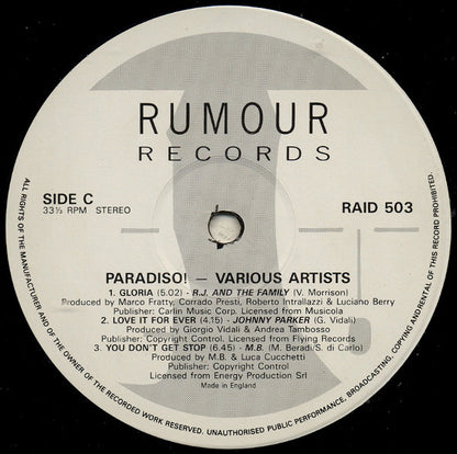 Various : Paradiso! (2xLP, Comp)