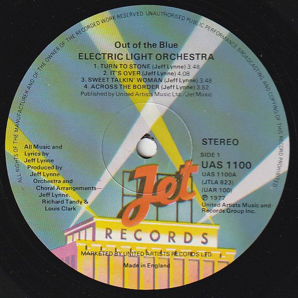 Electric Light Orchestra : Out Of The Blue (2xLP, Album)