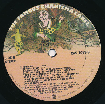 Genesis : Foxtrot (LP, Album, RE, Sma)
