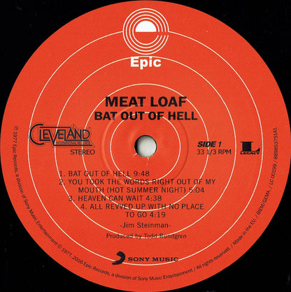 Meat Loaf : Bat Out Of Hell (LP, Album, RE, 180)