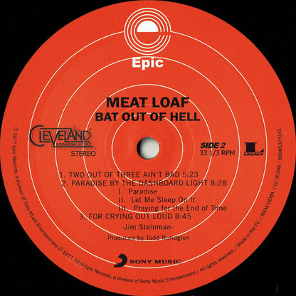 Meat Loaf : Bat Out Of Hell (LP, Album, RE, 180)