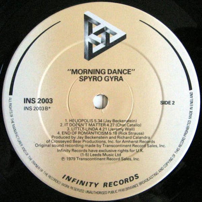 Spyro Gyra : Morning Dance (LP, Album, Bro)