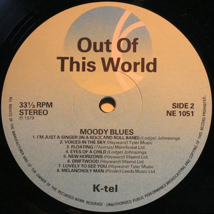 The Moody Blues : Out Of This World (LP, Comp, EMI)