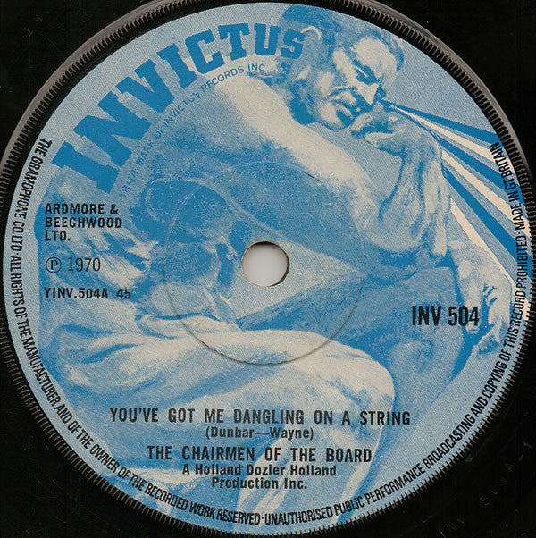 The Chairmen Of The Board* : You've Got Me Dangling On A String (7", Single, Sol)