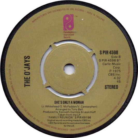 The O'Jays : Message In Our Music (7")