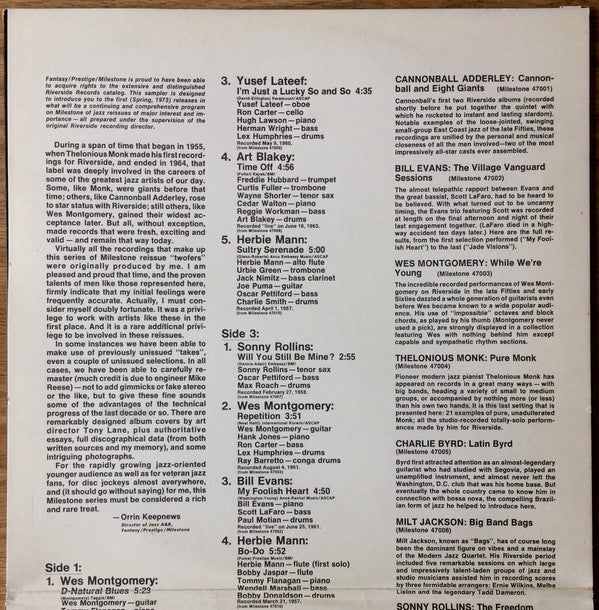 Various : Milestone Twofers (2xLP, Comp)