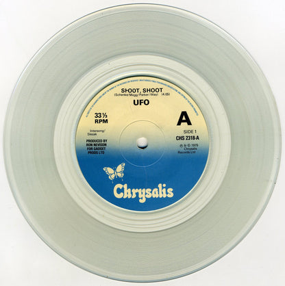 UFO (5) : Shoot Shoot (7", Single, Ltd, Cle)