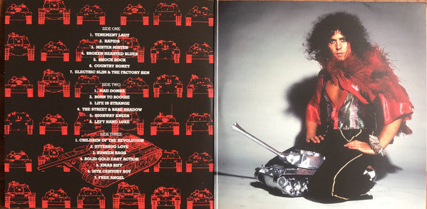 T. Rex : Tanx (LP, Album, RE, Pin + LP, S/Sided, Album, Etch, Blu)