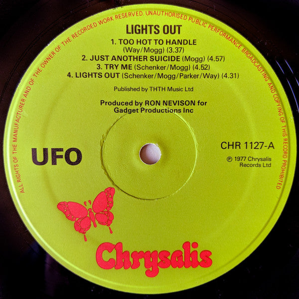 UFO (5) : Lights Out (LP, Album)