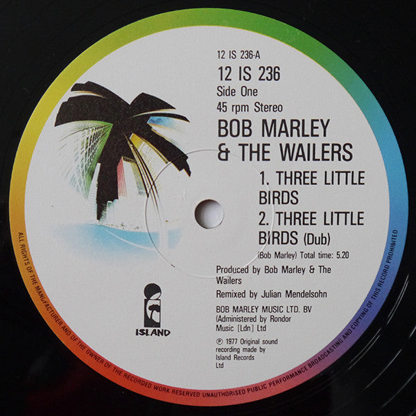 Bob Marley And The Wailers* : Three Little Birds (12", Single)