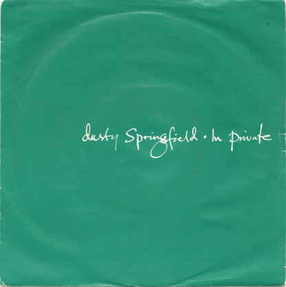 Dusty Springfield : In Private (7", Single, Sil)