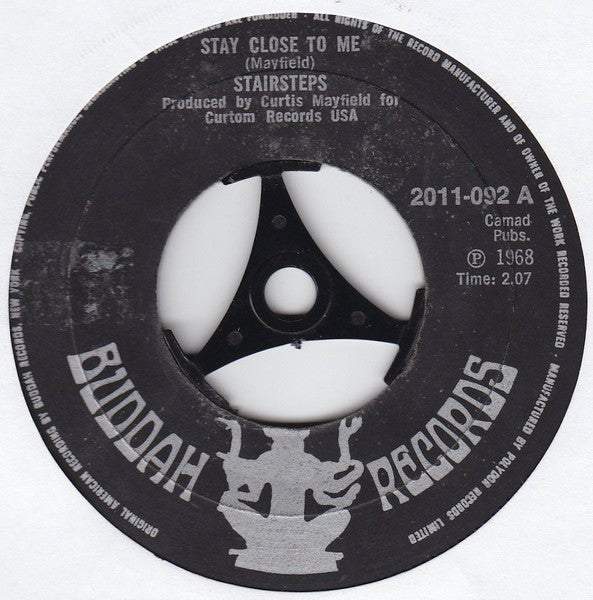 Stairsteps* : Stay Close To Me (7", Single, Lar)