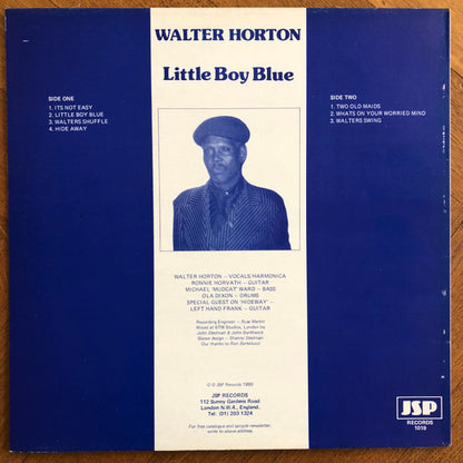 Walter Horton : Little Boy Blue (LP, Album, Yel)