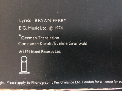 Roxy Music : Country Life (LP, Album, RE)