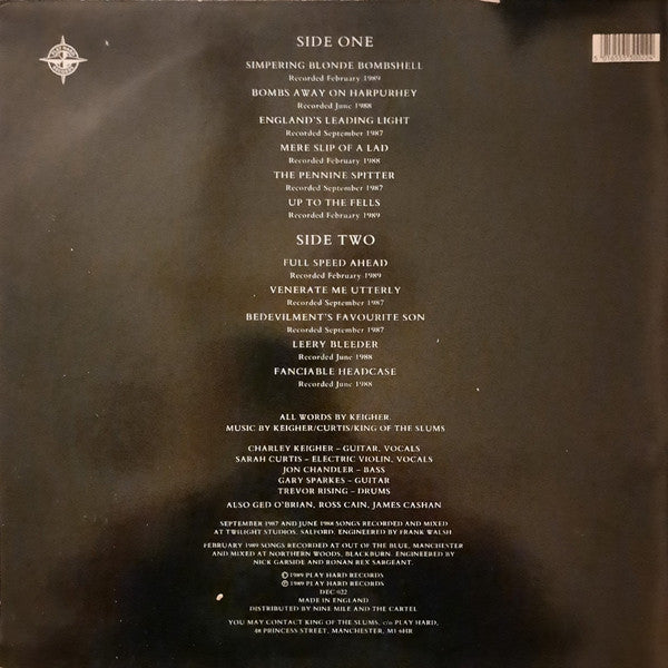 King Of The Slums : Barbarous English Fayre Compilation 1987-1989 (LP, Comp)