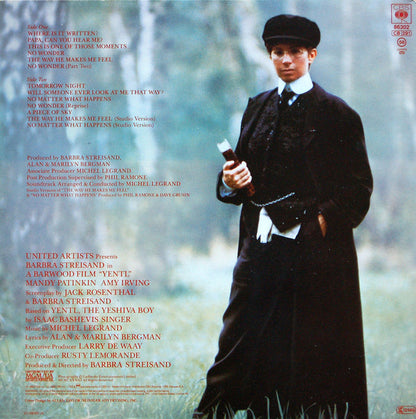 Barbra Streisand : Yentl - Original Motion Picture Soundtrack (LP, Album, Sun)