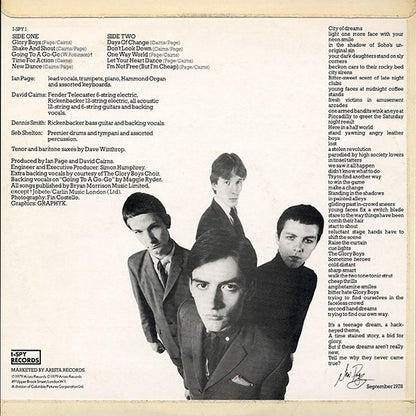 Secret Affair : Glory Boys (LP, Album)