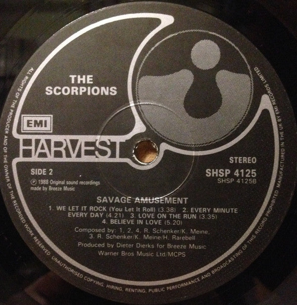 Scorpions : Savage Amusement (LP, Album)