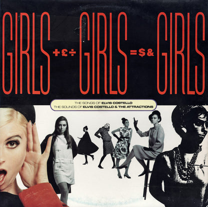 Elvis Costello : Girls +£÷ Girls =$& Girls (The Songs Of Elvis Costello / The Sounds Of Elvis Costello & The Attractions) (2xLP, Comp)