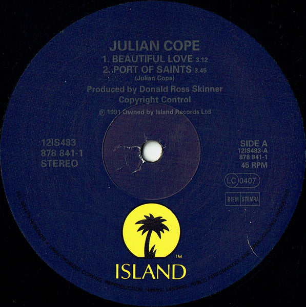 Julian Cope : Beautiful Love E.P. (12", EP)