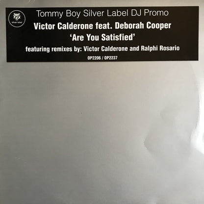 Victor Calderone Feat. Deborah Cooper : Are You Satisfied (2x12", Promo)