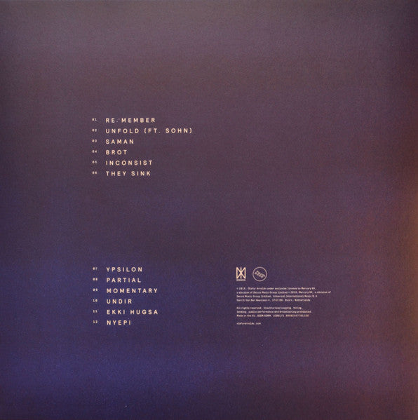 Ólafur Arnalds : Re:member (LP, Album, Ltd, Cle)