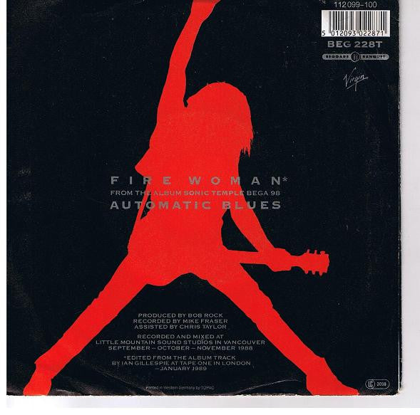 The Cult : Fire Woman (7", Single)