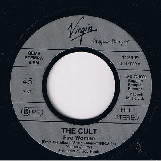 The Cult : Fire Woman (7", Single)