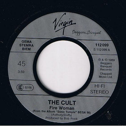The Cult : Fire Woman (7", Single)
