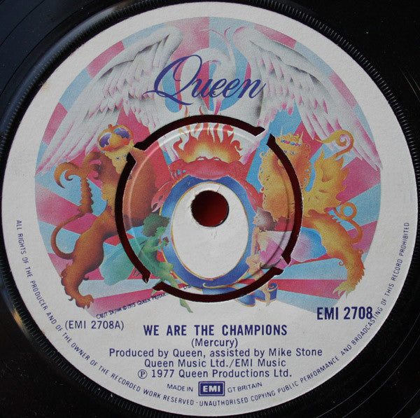 Queen : We Are The Champions (7", Single)