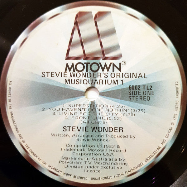 Stevie Wonder : Stevie Wonder's Original Musiquarium I (2xLP, Comp)