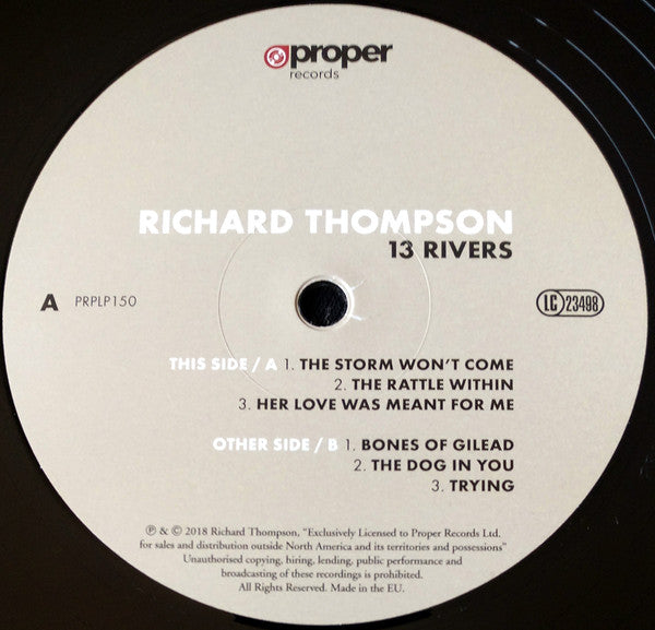 Richard Thompson : 13 Rivers (2xLP, Album)