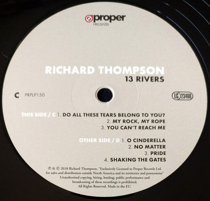 Richard Thompson : 13 Rivers (2xLP, Album)