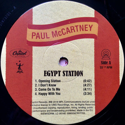 Paul McCartney : Egypt Station (2xLP, Album, 140)