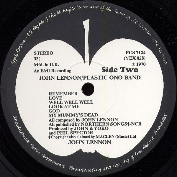 John Lennon / Plastic Ono Band* : John Lennon / Plastic Ono Band (LP, Album)