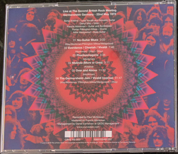 Curved Air : The Second British Rock Meeting 1972 (CD, Album)
