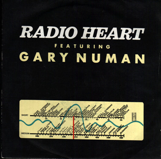 Radio Heart Featuring Gary Numan : Radio Heart (7", Single, Bla)