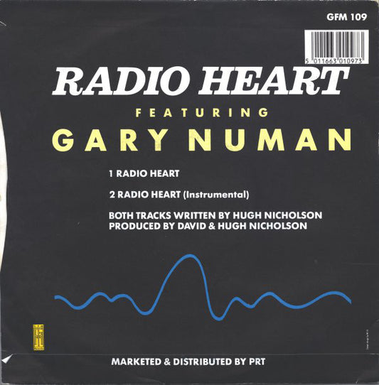 Radio Heart Featuring Gary Numan : Radio Heart (7", Single, Bla)