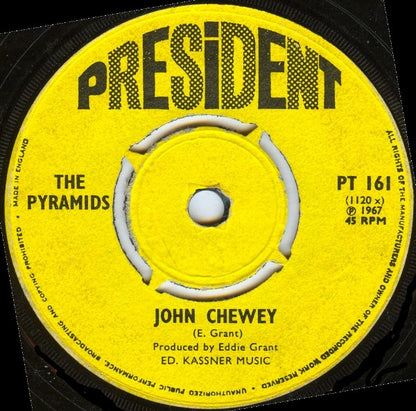 The Pyramids (2) : Train Tour To Rainbow City / John Chewey (7", Single)