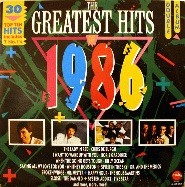 Various : The Greatest Hits Of 1986 (2xLP, Comp, PRS)