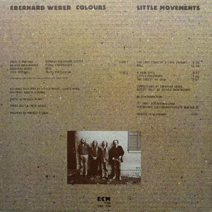 Eberhard Weber Colours : Little Movements (LP, Album)