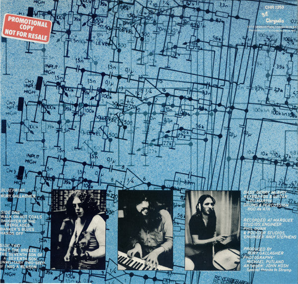 Rory Gallagher : Blueprint (LP, Album, RE)