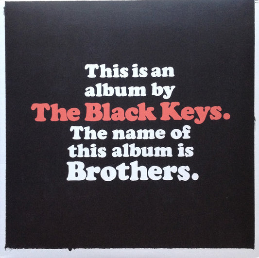 The Black Keys : Brothers (2xLP, Album, RE)