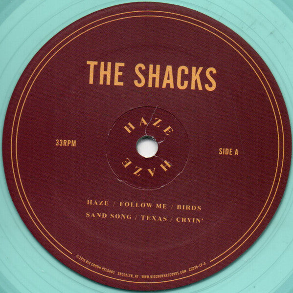 The Shacks : Haze (LP, Album, Ltd, Cok)