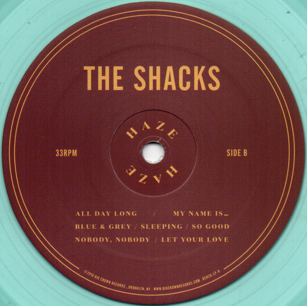 The Shacks : Haze (LP, Album, Ltd, Cok)