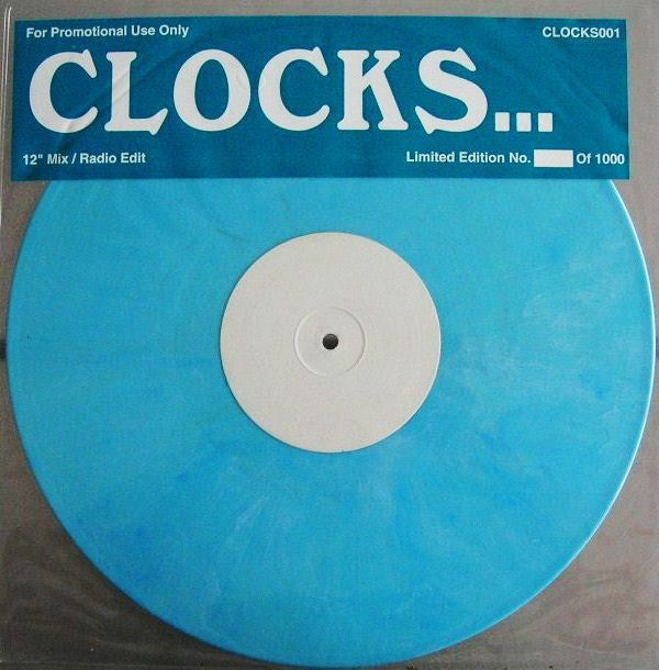 SR Collective : Clocks... (12", S/Sided, Ltd, Promo, Unofficial, W/Lbl, Blu)
