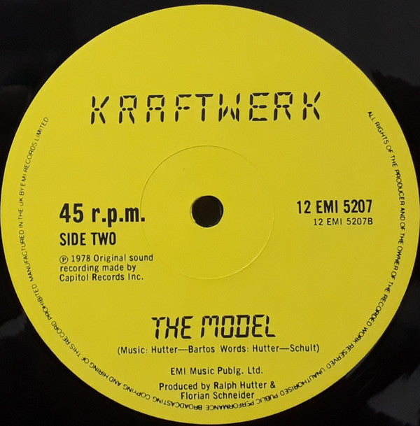 Kraftwerk : Computer Love / The Model (12", Single)