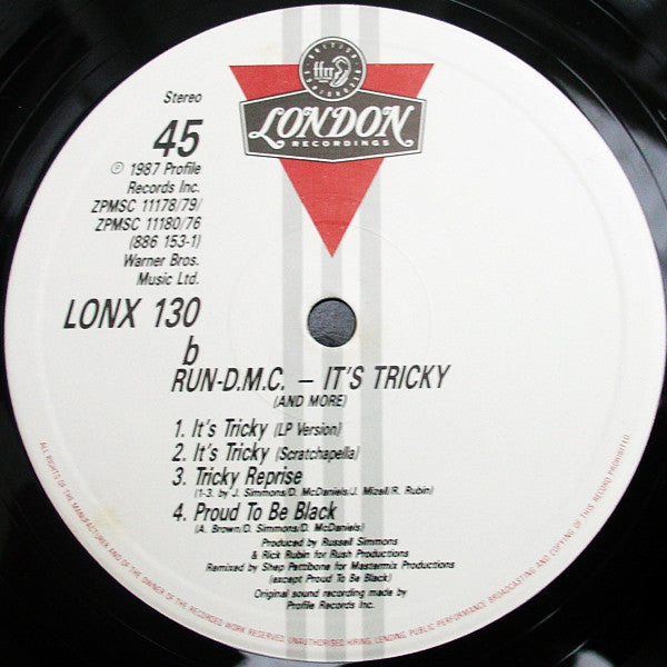 Run-DMC : It's Tricky (And More) (12", EP)