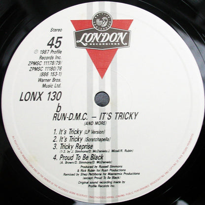 Run-DMC : It's Tricky (And More) (12", EP)